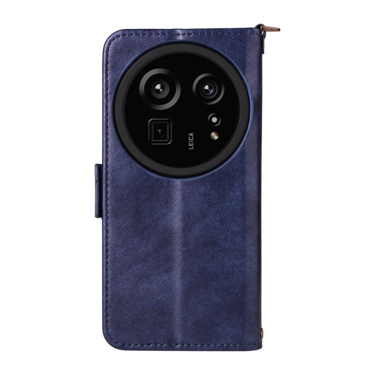 For Sharp Aquos R9 Pro Multi-card Slots Crossbody Cowhide Leather Phone Case