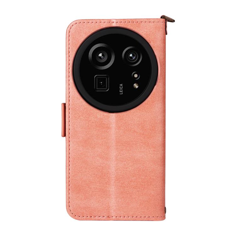 For Sharp Aquos R9 Pro Multi-card Slots Crossbody Cowhide Leather Phone Case