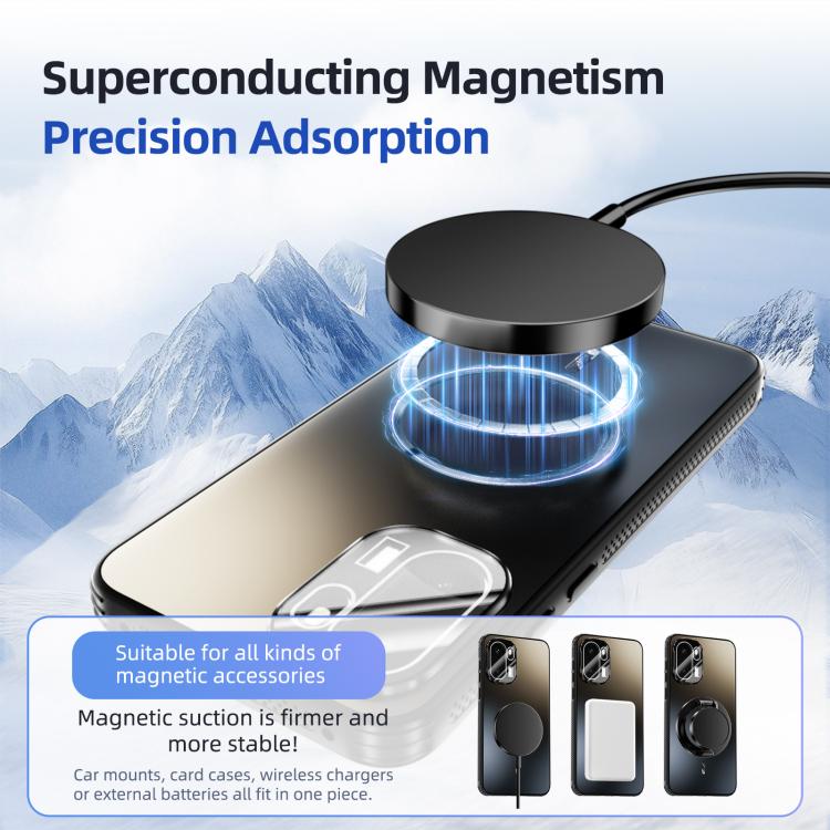 For OnePlus Ace 6 ABEEL Heat Dissipation Frosted MagSafe Phone Case with Lens Film