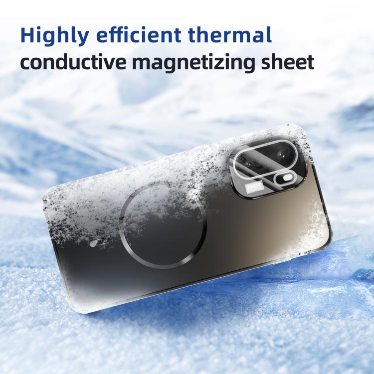 For OnePlus Ace 6 ABEEL Heat Dissipation Frosted MagSafe Phone Case with Lens Film