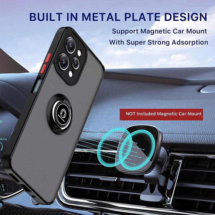 For Redmi 12 4G Q Shadow 1 Series TPU + PC Phone Case with Ring