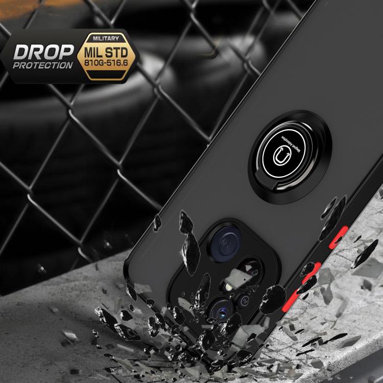 For Redmi 12C / 11A Q Shadow 1 Series TPU + PC Phone Case with Ring