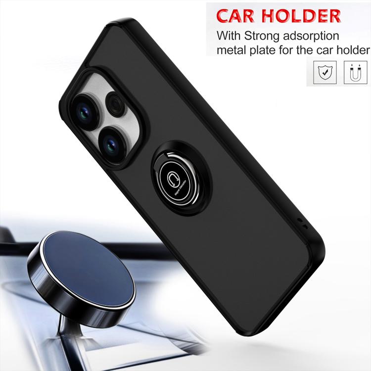 For Redmi 13 4G / Note 13R 5G Q Shadow 1 Series TPU + PC Phone Case with Ring