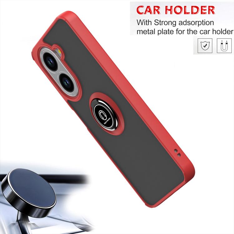 For Redmi A5 4G 171.7mm Q Shadow 1 Series TPU + PC Phone Case with Ring