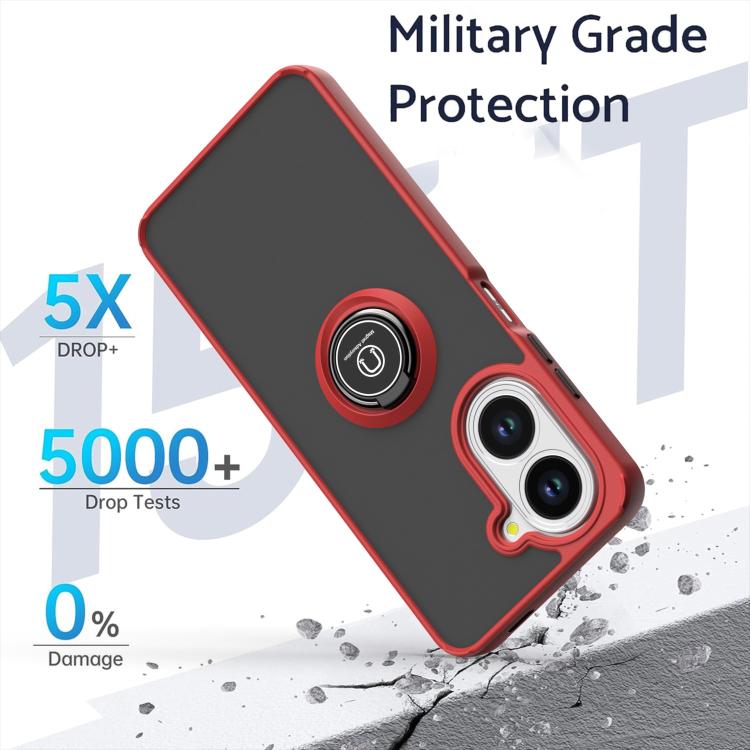 For Redmi A5 4G 171.7mm Q Shadow 1 Series TPU + PC Phone Case with Ring