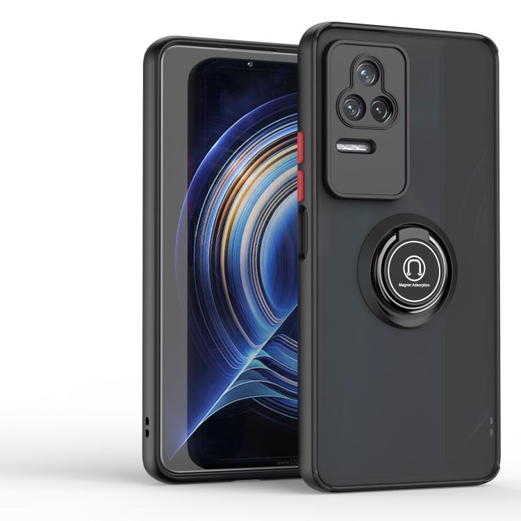 For Redmi K50 Q Shadow 1 Series TPU + PC Phone Case with Ring