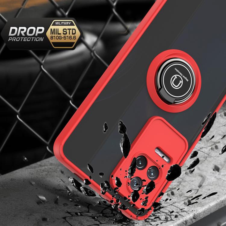 For Redmi K50 Q Shadow 1 Series TPU + PC Phone Case with Ring