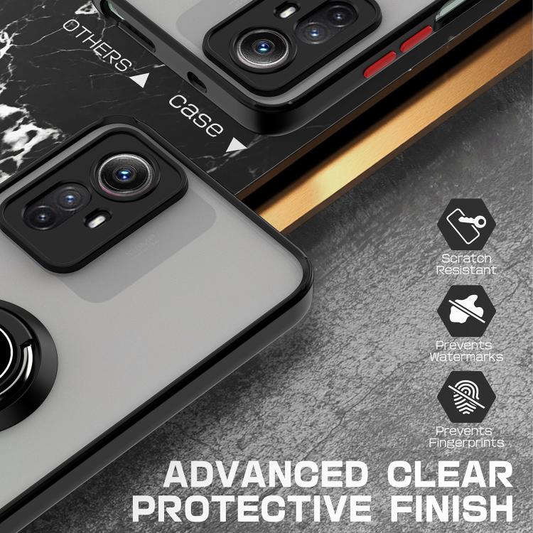 For Redmi Note 12 Turbo / Poco F5 Q Shadow 1 Series TPU + PC Phone Case with Ring