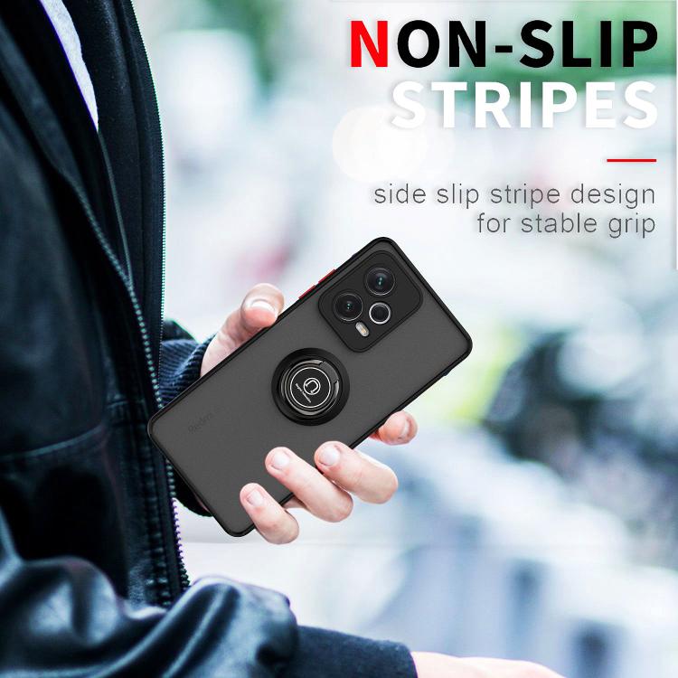 For Redmi Note 12 Pro 5G Global Q Shadow 1 Series TPU + PC Phone Case with Ring