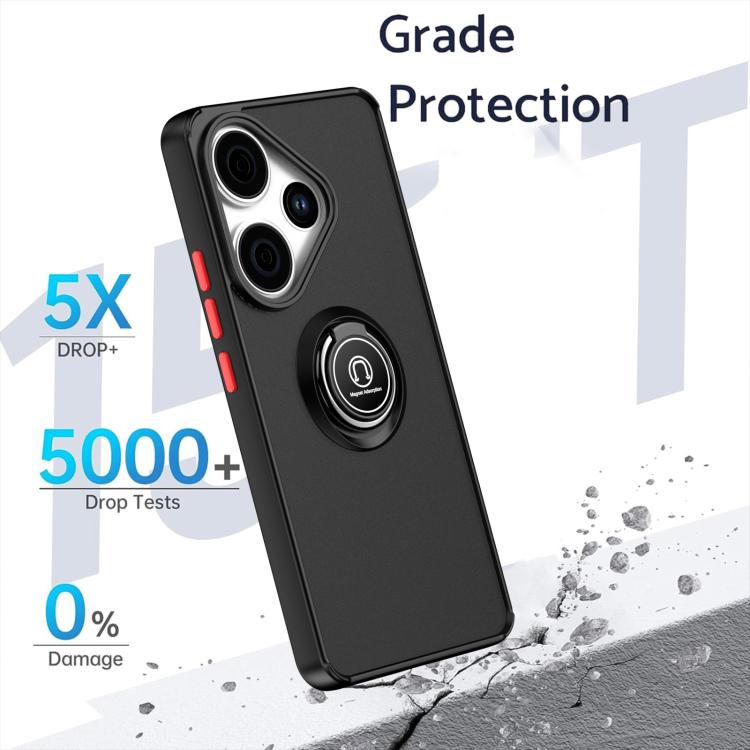 For Redmi Turbo 3 / Poco F6 Q Shadow 1 Series TPU + PC Phone Case with Ring