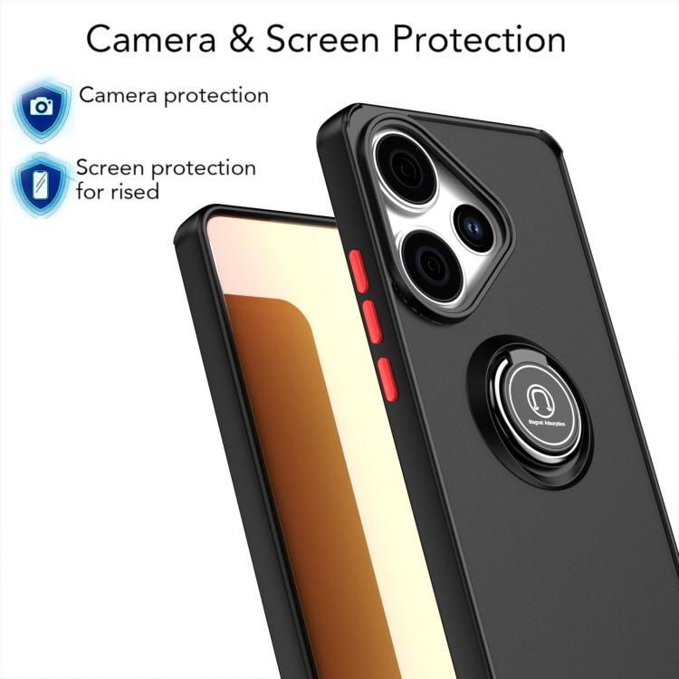 For Redmi Turbo 3 / Poco F6 Q Shadow 1 Series TPU + PC Phone Case with Ring