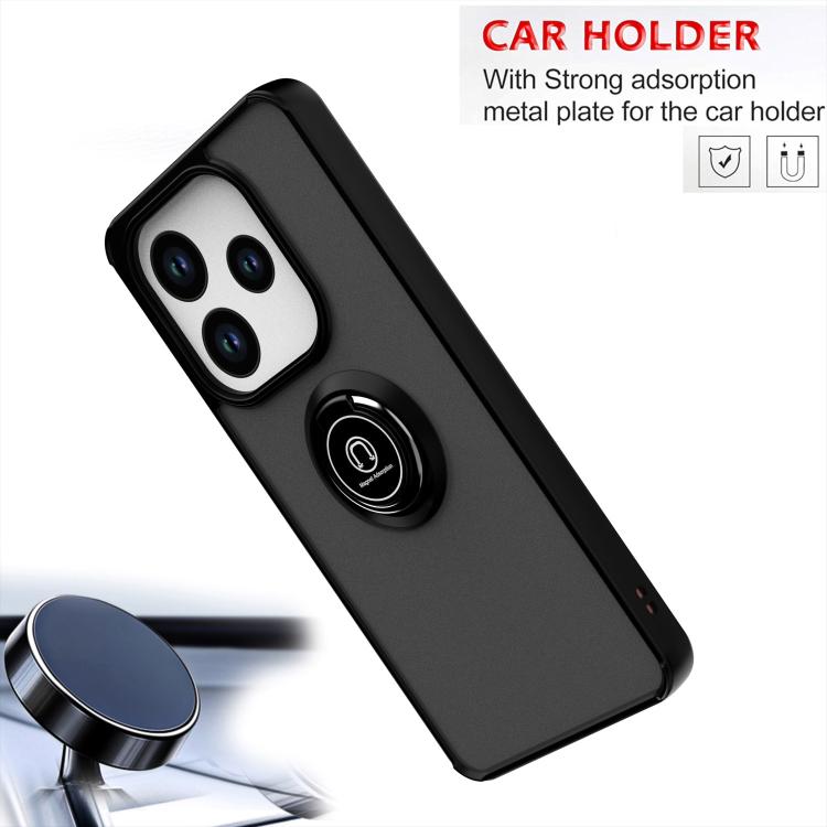 For Redmi Note 14 4G 163.25mm Q Shadow 1 Series TPU + PC Phone Case with Ring