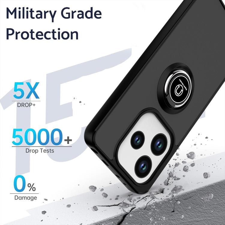 For Redmi Note 14 4G 163.25mm Q Shadow 1 Series TPU + PC Phone Case with Ring