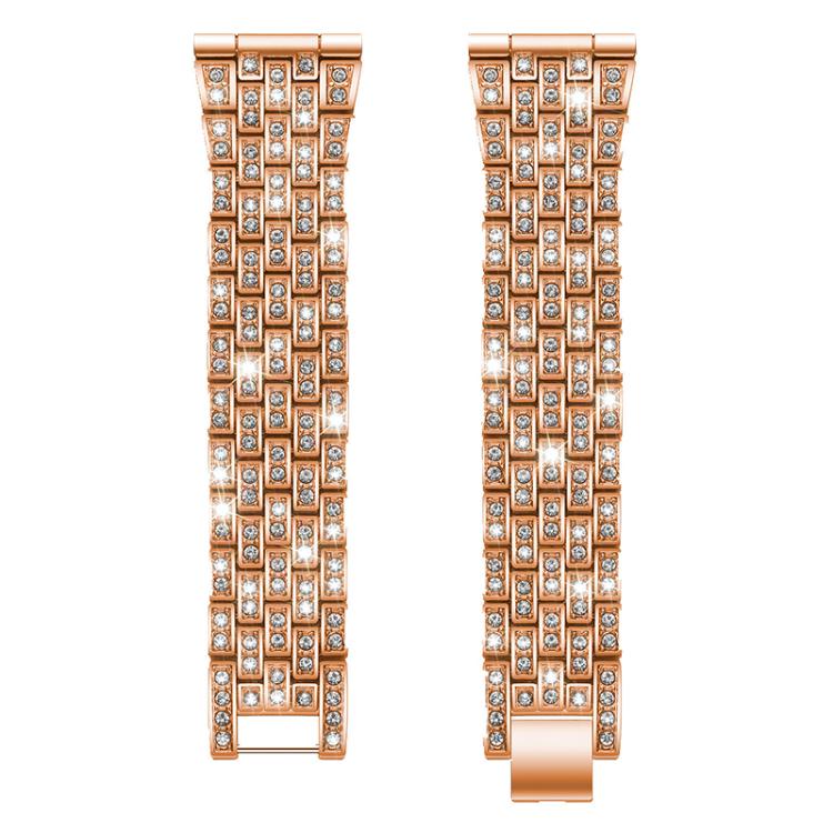 20mm xDfind Five Beads Full Diamond Metal Watch Band