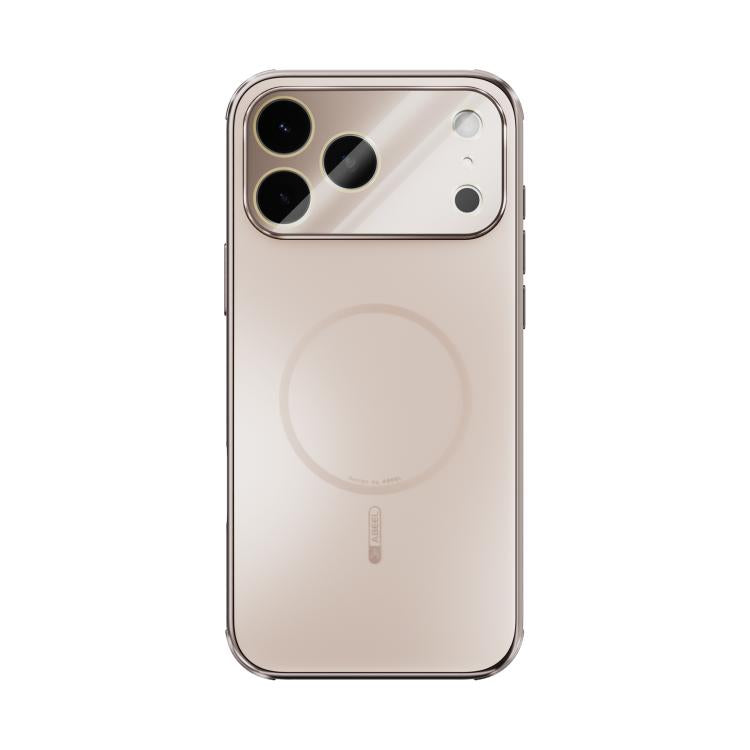 For iPhone 17 Pro Max ABEEL Heat Dissipation Frosted MagSafe Phone Case with Lens Film