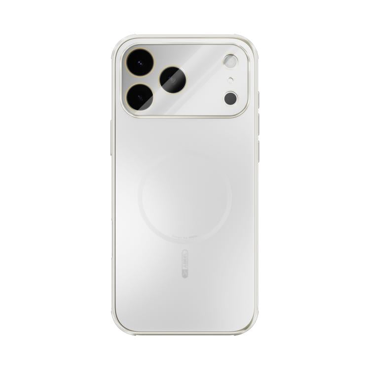For iPhone 17 Pro Max ABEEL Heat Dissipation Frosted MagSafe Phone Case with Lens Film
