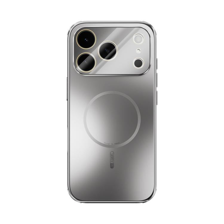 For iPhone 17 Pro ABEEL Heat Dissipation Frosted MagSafe Phone Case with Lens Film