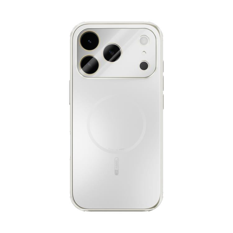 For iPhone 17 Pro ABEEL Heat Dissipation Frosted MagSafe Phone Case with Lens Film