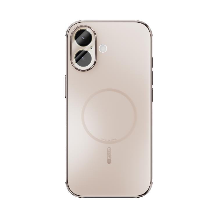 For iPhone 17 ABEEL Heat Dissipation Frosted MagSafe Phone Case with Lens Film