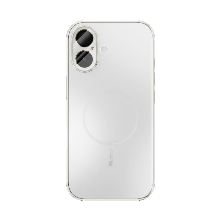 For iPhone 17 ABEEL Heat Dissipation Frosted MagSafe Phone Case with Lens Film