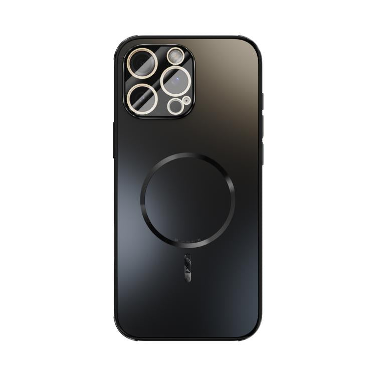 For iPhone 16 Pro Max ABEEL Heat Dissipation Frosted MagSafe Phone Case with Lens Film