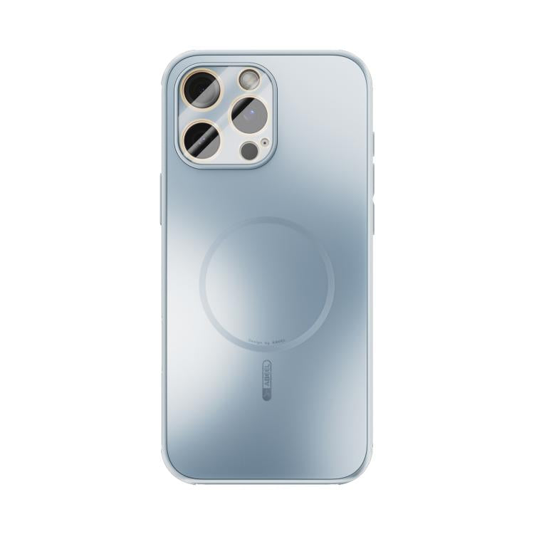For iPhone 16 Pro Max ABEEL Heat Dissipation Frosted MagSafe Phone Case with Lens Film