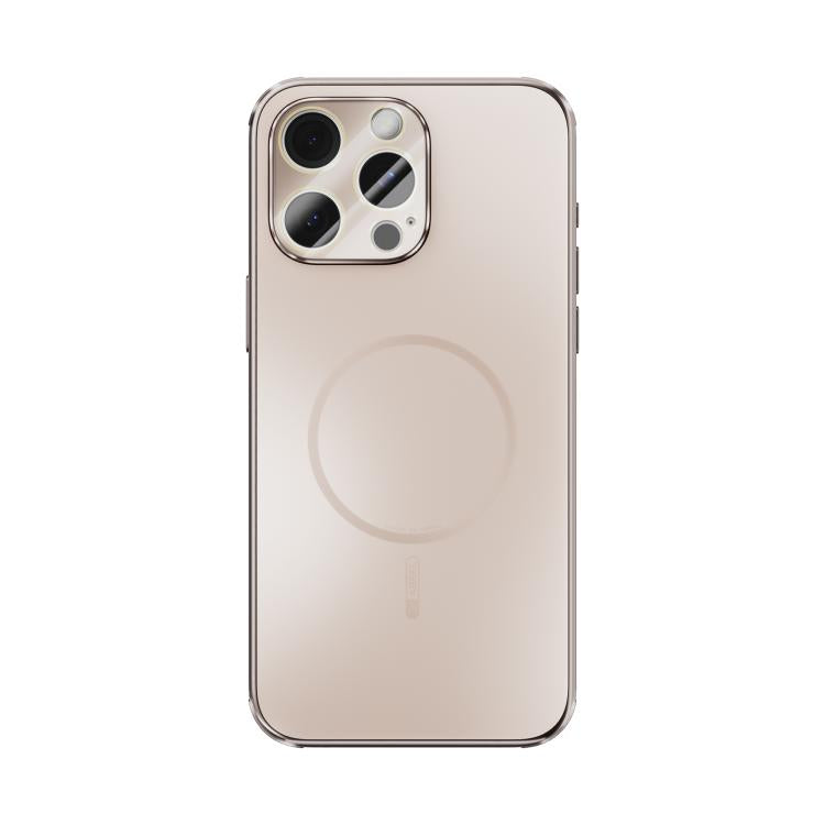 For iPhone 14 Pro Max ABEEL Heat Dissipation Frosted MagSafe Phone Case with Lens Film