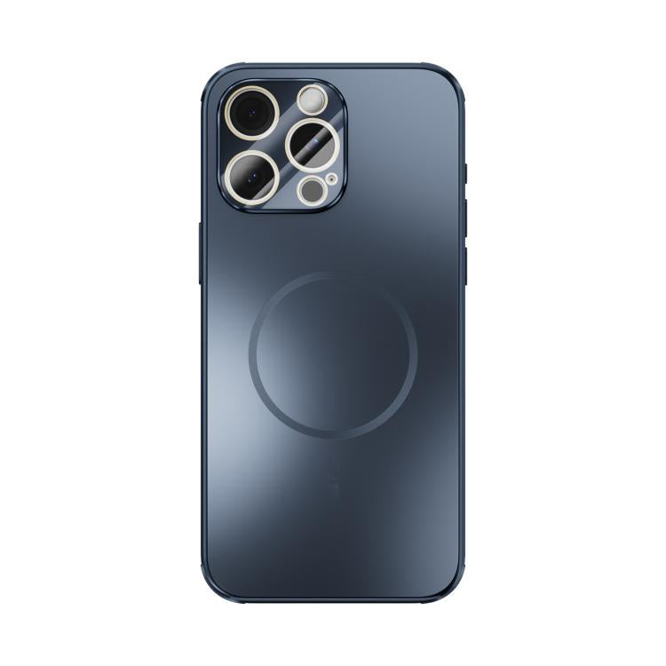 For iPhone 13 Pro Max ABEEL Heat Dissipation Frosted MagSafe Phone Case with Lens Film