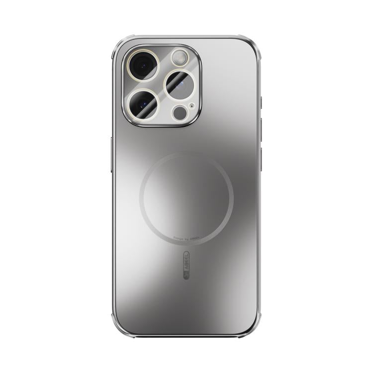 For iPhone 13 Pro ABEEL Heat Dissipation Frosted MagSafe Phone Case with Lens Film