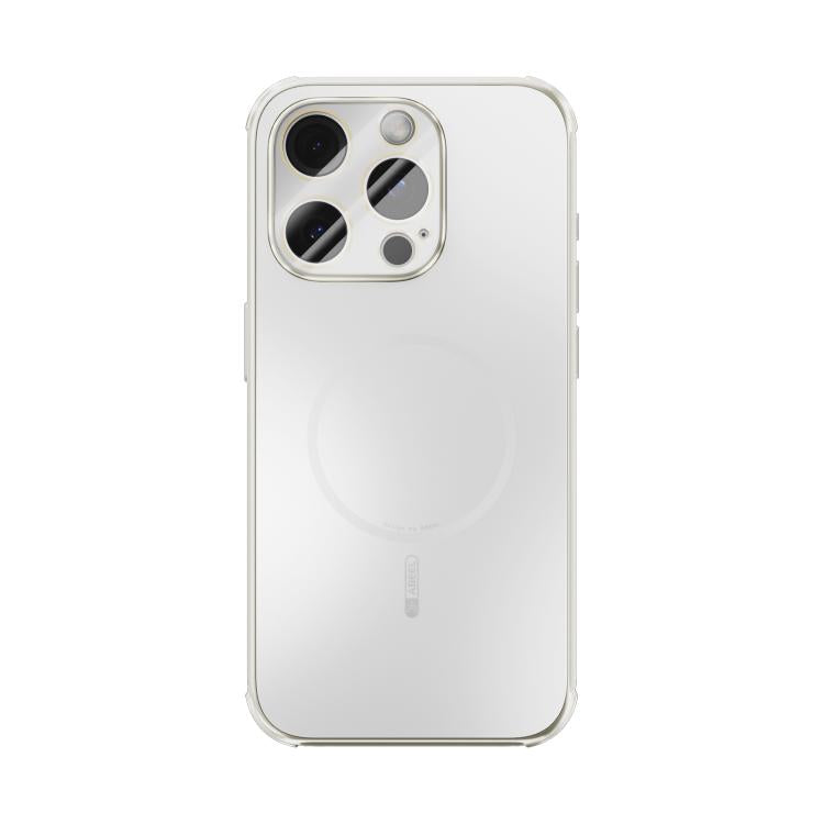 For iPhone 13 Pro ABEEL Heat Dissipation Frosted MagSafe Phone Case with Lens Film