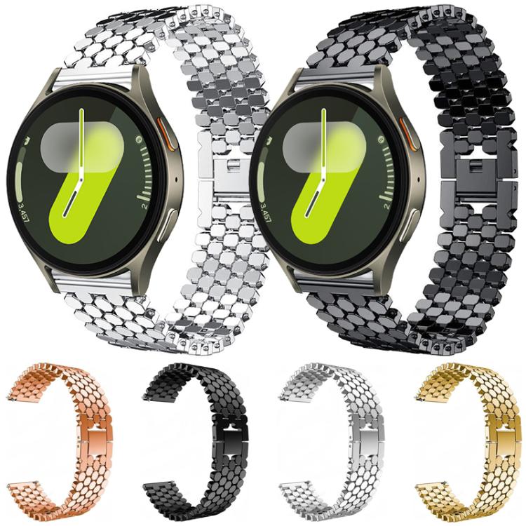 For Samsung Galaxy Watch Ultra/Ultra 2025 xDfind Fish Scale Texture Metal Watch Band