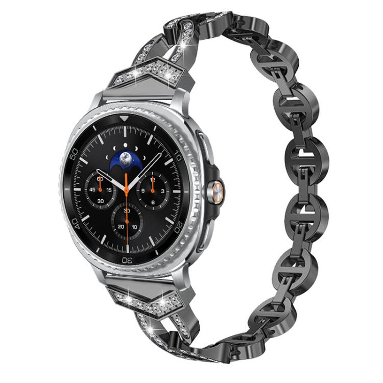 For Samsung Galaxy Watch8 / 8 Classic xDfind Diamond Stainless Steel Watch Band
