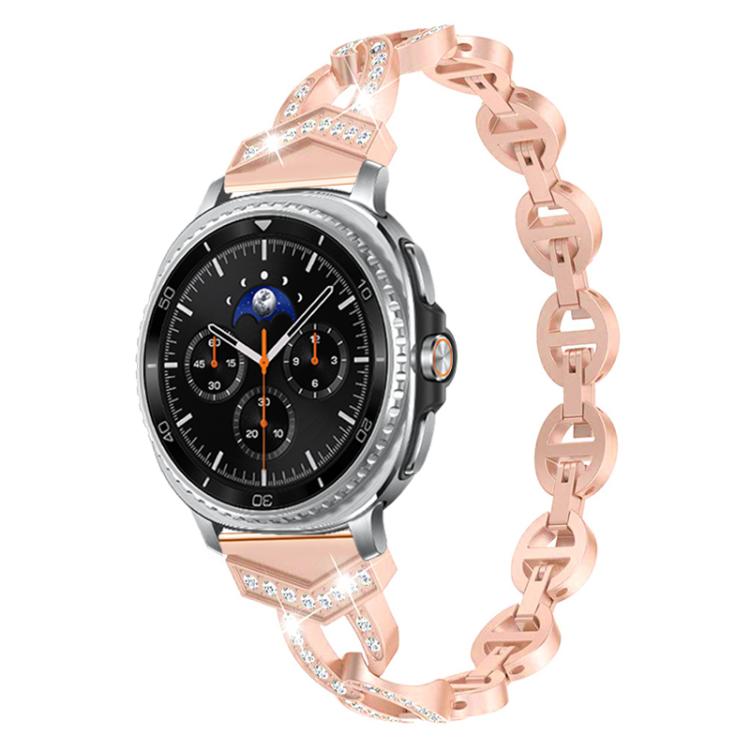 For Samsung Galaxy Watch8 / 8 Classic xDfind Diamond Stainless Steel Watch Band