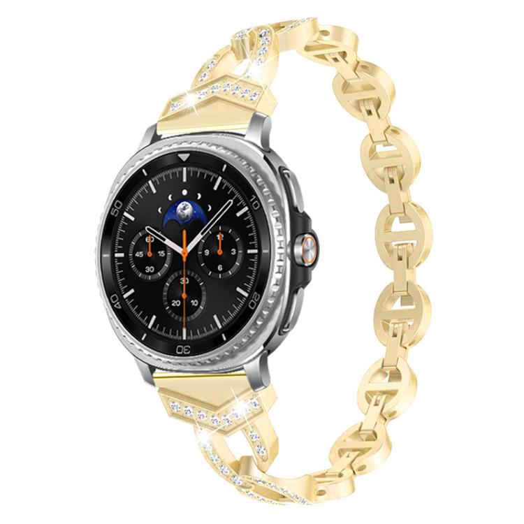 For Samsung Galaxy Watch8 / 8 Classic xDfind Diamond Stainless Steel Watch Band