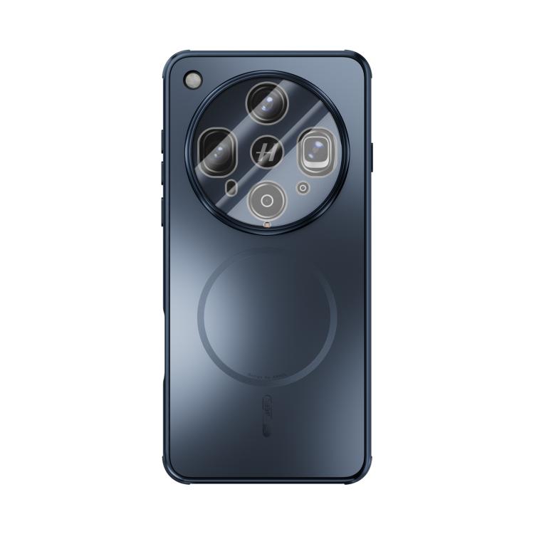 For OPPO Find X8 Ultra ABEEL Heat Dissipation Frosted MagSafe Phone Case with Lens Film