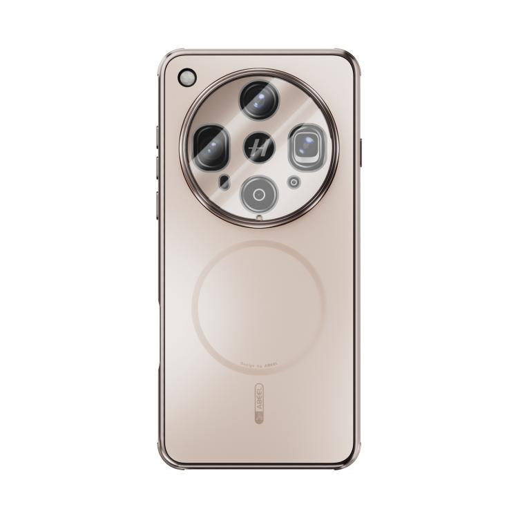 For OPPO Find X8 Ultra ABEEL Heat Dissipation Frosted MagSafe Phone Case with Lens Film