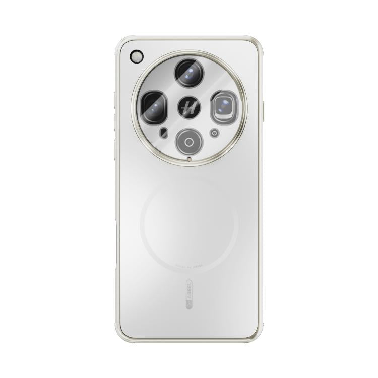 For OPPO Find X8 Ultra ABEEL Heat Dissipation Frosted MagSafe Phone Case with Lens Film