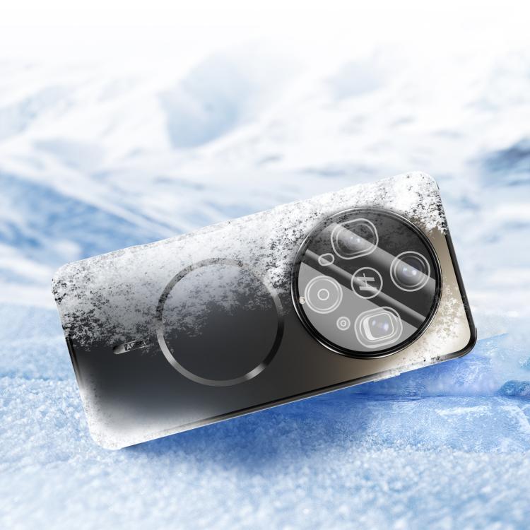 For OPPO Find X8 Ultra ABEEL Heat Dissipation Frosted MagSafe Phone Case with Lens Film