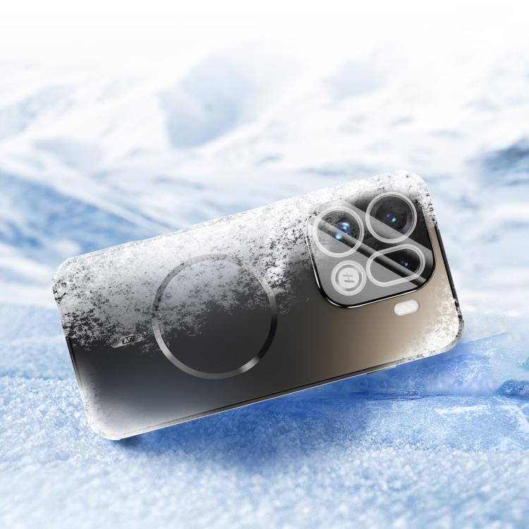 For OPPO Find X9 Pro ABEEL Heat Dissipation Frosted MagSafe Phone Case with Lens Film