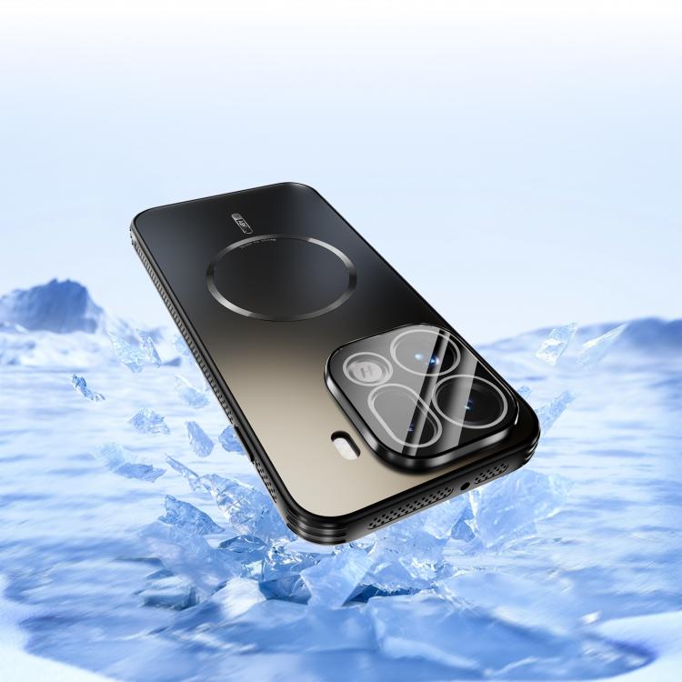 For OPPO Find X9 Pro ABEEL Heat Dissipation Frosted MagSafe Phone Case with Lens Film