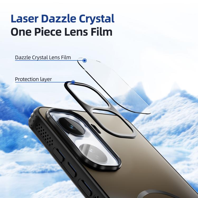 For OPPO Reno15 Pro Max 5G Global ABEEL Heat Dissipation Frosted MagSafe Phone Case with Lens Film