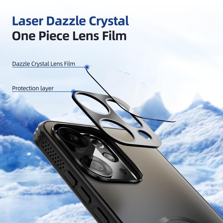 For OPPO Reno13 Global ABEEL Heat Dissipation Frosted MagSafe Phone Case with Lens Film
