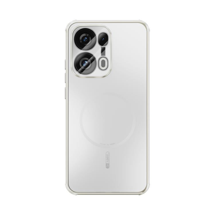 For OPPO Reno13 Pro Global ABEEL Heat Dissipation Frosted MagSafe Phone Case with Lens Film