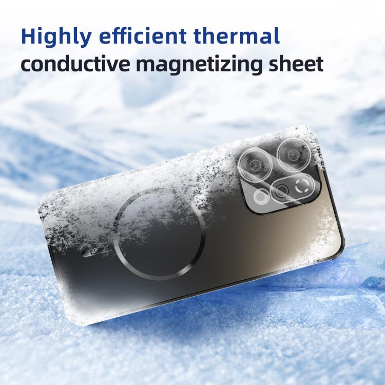 For OPPO Reno13 Pro Global ABEEL Heat Dissipation Frosted MagSafe Phone Case with Lens Film