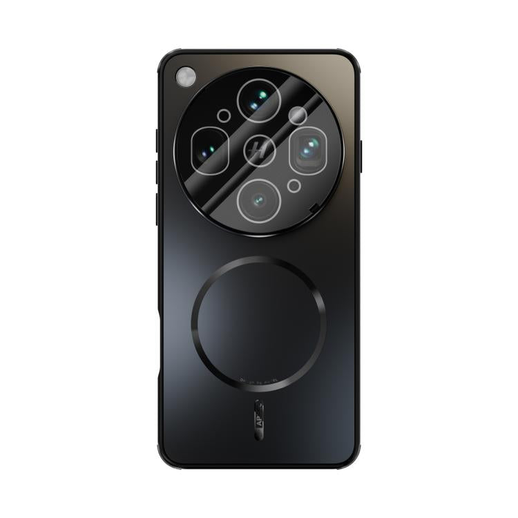 For OPPO Find X9 Ultra 5G ABEEL Heat Dissipation Frosted MagSafe Phone Case with Lens Film