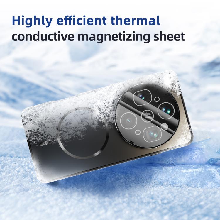 For OPPO Find X9 Ultra 5G ABEEL Heat Dissipation Frosted MagSafe Phone Case with Lens Film