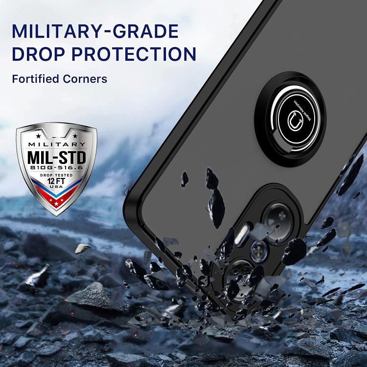 For Infinix Hot 20S Q Shadow 1 Series TPU + PC Phone Case with Ring