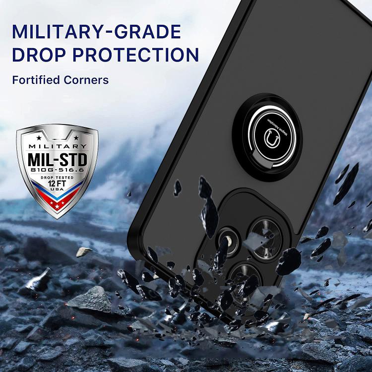 For Infinix Hot 30i Q Shadow 1 Series TPU + PC Phone Case with Ring