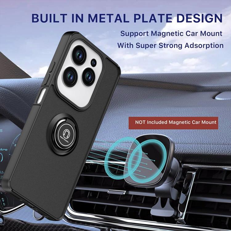 For Infinix Hot 40 / 40 Pro / Spark 20 Pro Q Shadow 1 Series TPU + PC Phone Case with Ring