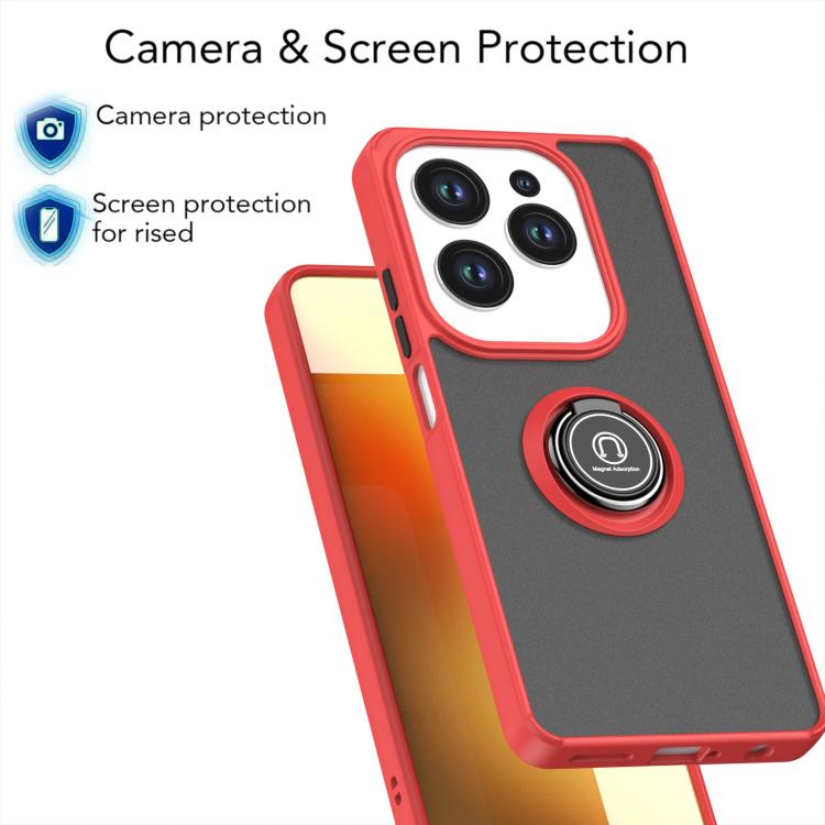 For Infinix Hot 40 / 40 Pro / Spark 20 Pro Q Shadow 1 Series TPU + PC Phone Case with Ring